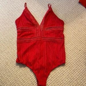 Beautiful red bodysuit!